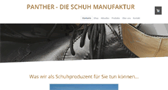 Desktop Screenshot of panther-schuh.com